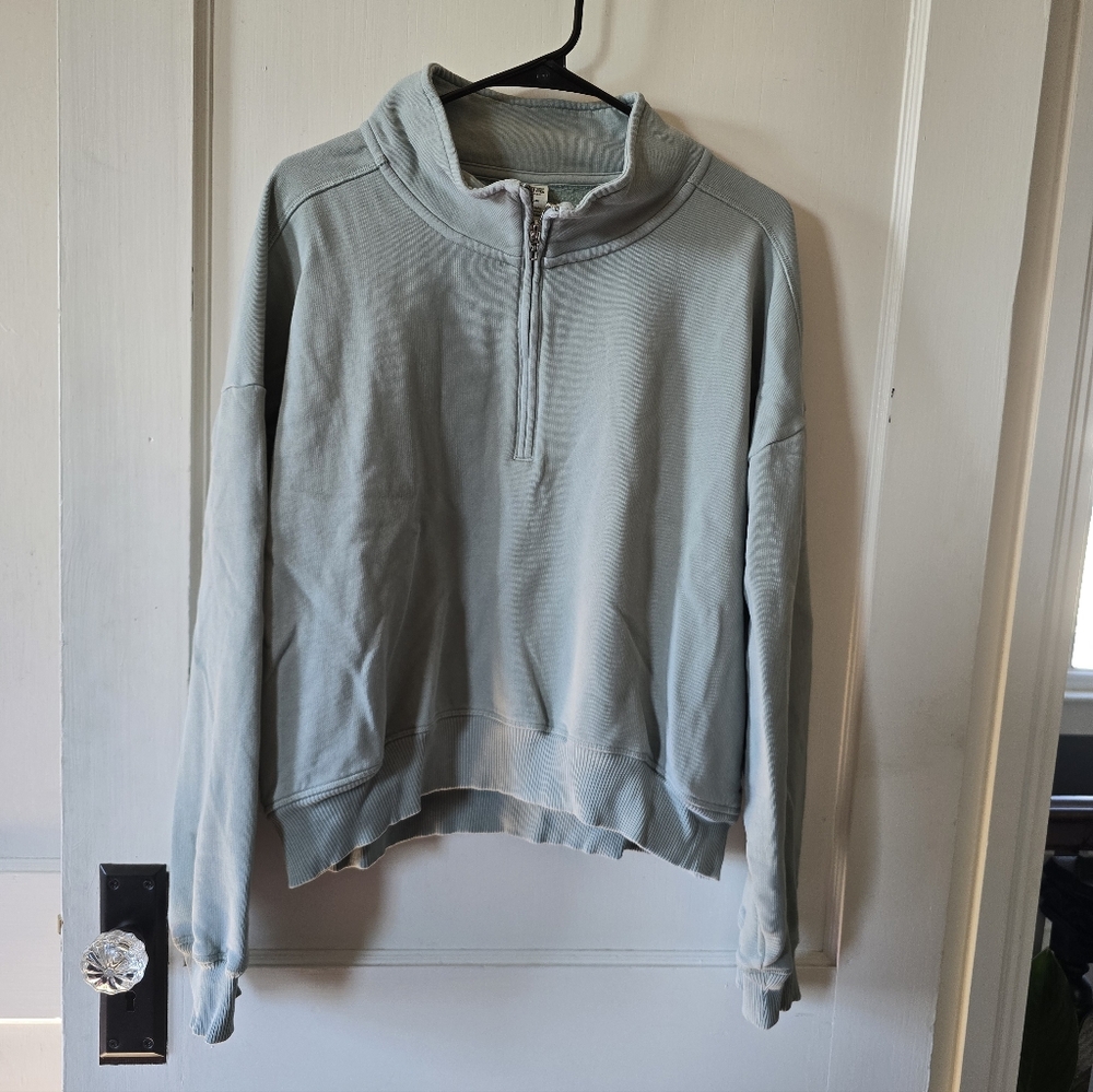 PINK Victoria's Secret Soft Blue Zip-Up